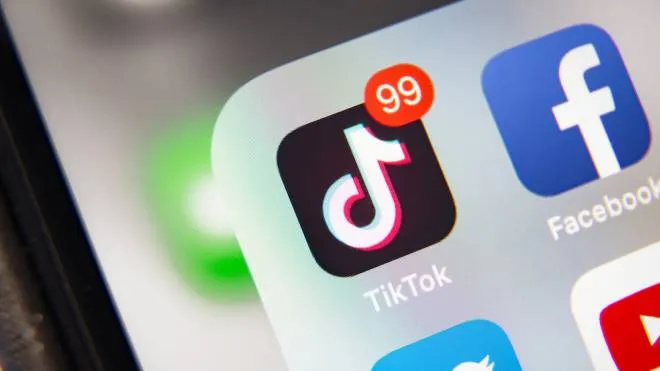 Notifiche sull'app di Tik Tok su smartphone 