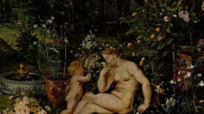 Il senso dell’olfatto“ di Jan Brueghel il Vecchio e Pieter Paul Rubens. , 1617
