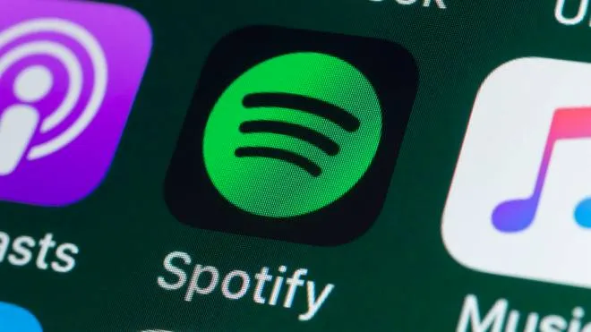 L'app di Spotify su smartphone 
