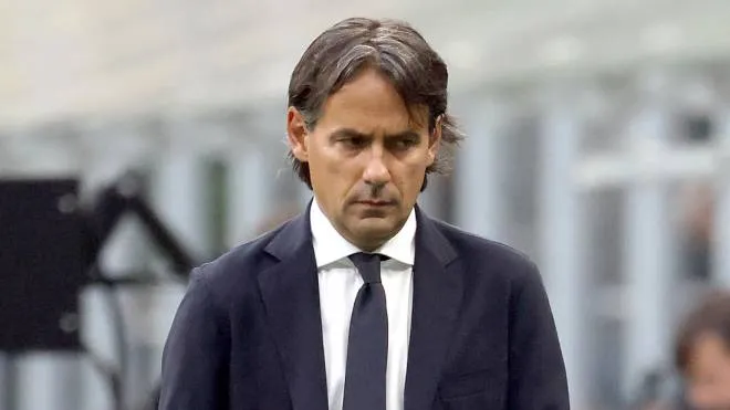 Inter Milan�s coach Simone Inzaghi reacts during the Italian serie A soccer match between FC Inter  and Sampdoria at Giuseppe Meazza stadium in Milan, 22 May 2022.
ANSA / MATTEO BAZZI