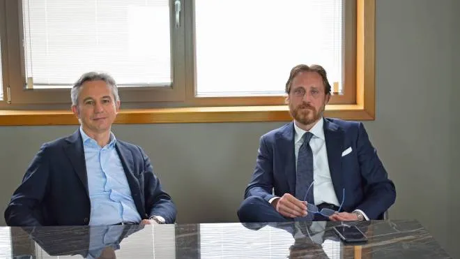 Da sinistra, l’ad Enrico Goldoni e Fabio Scarpetti, direttore commerciale export