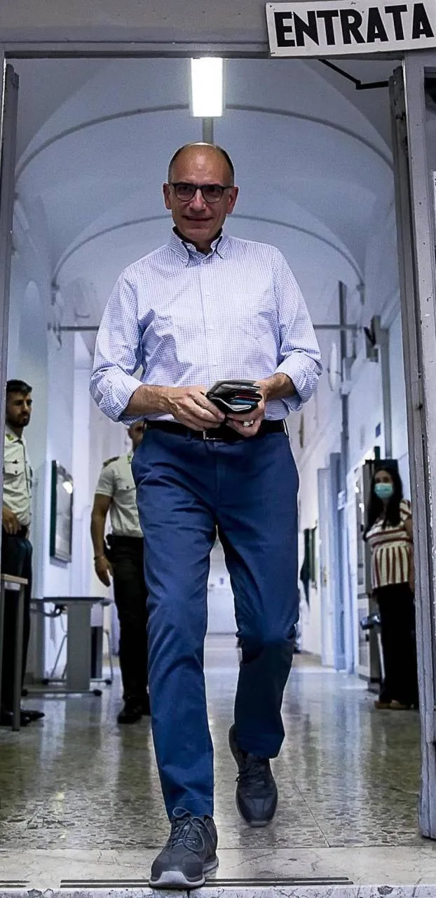 Enrico Letta, 55 anni, leader del Pd