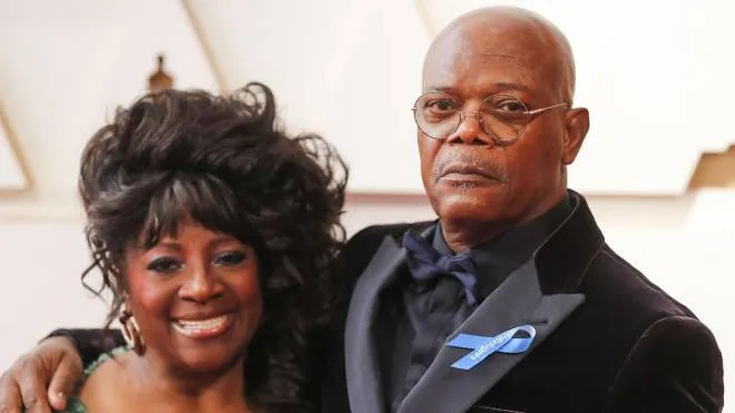 Red carpet degli Oscar 2022: Samuel L. Jackson e la moglie LaTanya Richardson Jackson
