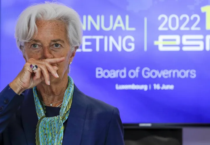 Christine Lagarde, 66 anni, presidente della Bce dal 2019