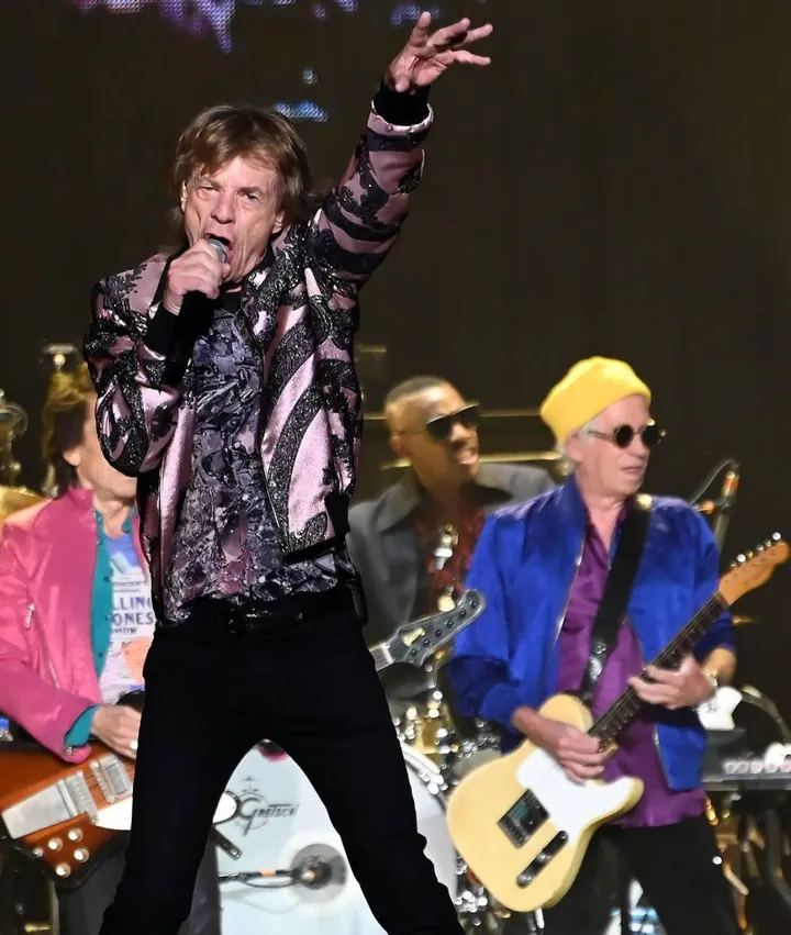 Jagger ieri sera a San Siro con Richards e gli Stones: Mick compirà 79 anni a luglio