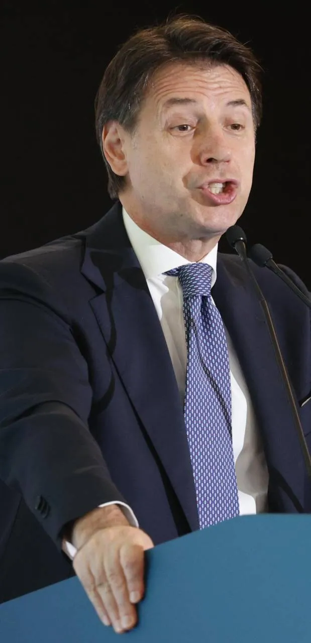 Giuseppe Conte, 57 anni, leader del M5s