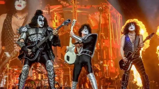 I Kiss in concerto. Ieri il gruppo era a Verona per un concerto del tour “finale“