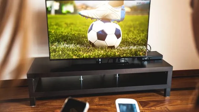 Calcio in streaming su smart TV