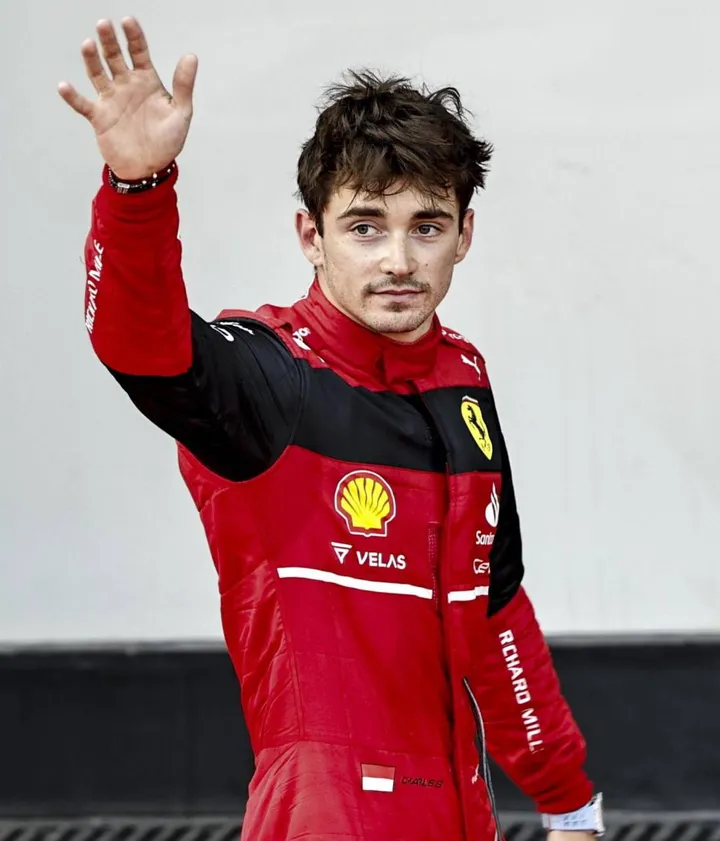 Charles Leclerc, 24 anni, pilota monegasco di Formula Uno della Ferrari L’orologio rubato è un Richard Mille con la sua firma incisa sulla cassa