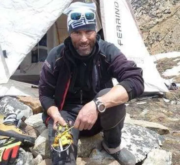 L’alpinista Marco Confortola, 51 anni, originario della Valfurva (Sondrio)