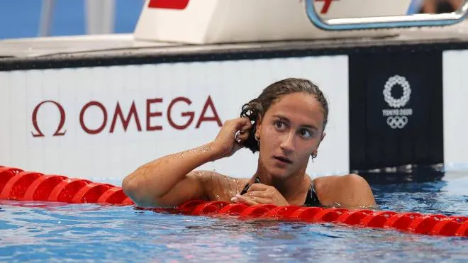 Simona Quadarella, 24 anni, ha già vinto sei ori agli europei: può diventare l’azzurra più medagliata. In alto, Alessia Filippi