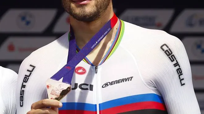 Filippo Ganna, 26 anni, campione mondiale della cronometro nel 2020 e 2021