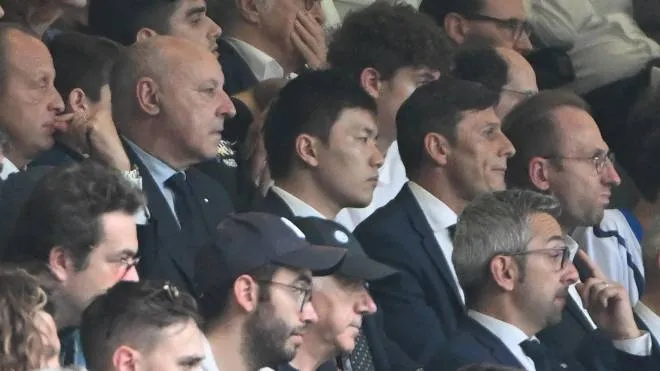 Beppe Marotta, Steven Zhang e Javier Zanetti