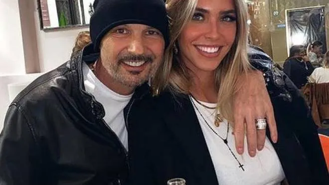 L’allenatore del Bologna Sinisa Mihajlovic, 53 anni, e la figlia Viktorija