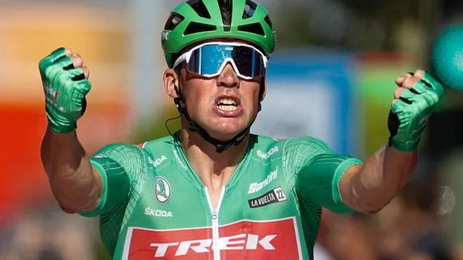 Mads Pedersen della Trek-Segafredo ha vinto ieri per la terza volta alla Vuelta