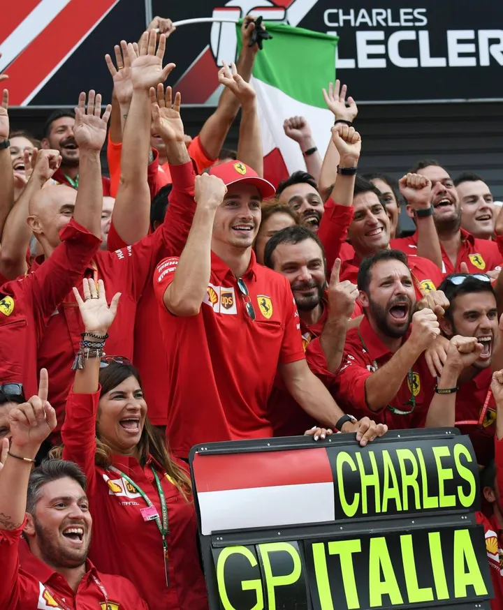 Per Charles Leclerc un Gp trionfale a Monza nel 2019 dopo quello di Spa