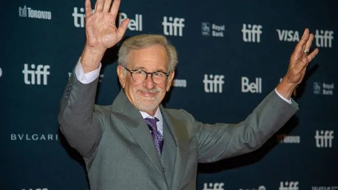 Steven Spielberg, 75 anni, ieri al Toronto International Film Festival