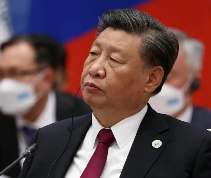 Il presidente cinese Xi Jinping, 69 anni, durante un vertice internazionale