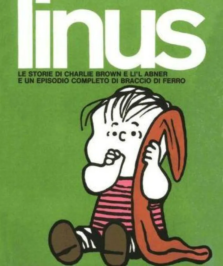 La copertina del primo numero della rivista “linus“, uscito nell’aprile 1965