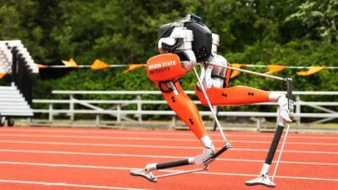 Il robot Cassie (Foto: Oregon State University)