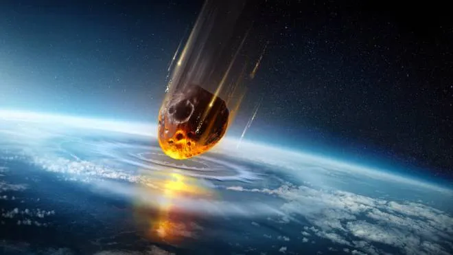 L'impatto dell'asteroide sulla terra
