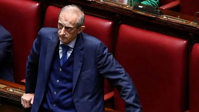 Deputy of Democratic Party, Piero Fassino, during the election of the Speaker of the Italian Chamber of Deputies during the XIX legislature in Rome, Italy, 13 October 2022. ANSA/RICCARDO ANTIMIANI