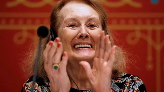 Annie Ernaux, 82 anni, ospite ieri alla Festa del Cinema di Roma