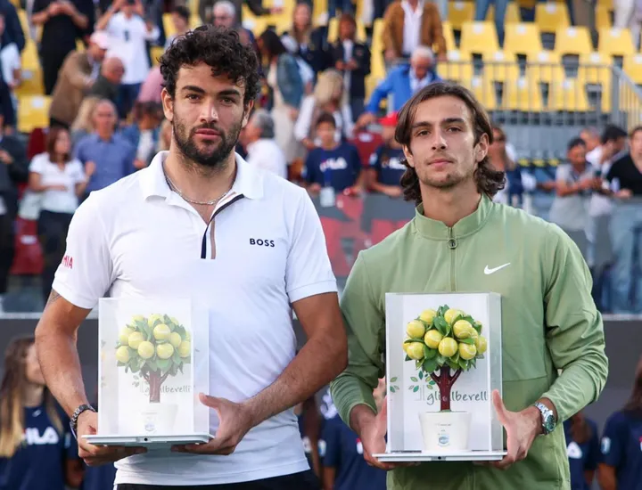 Matteo Berrettini, 26 anni, e Lorenzo Musetti, 20, il vincitore dell’Atp di Napoli