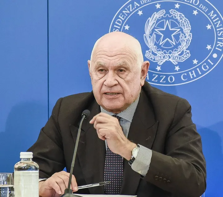GUARDASIGILLI Carlo Nordio, 75 anni, ministro della Giustizia del governo Meloni