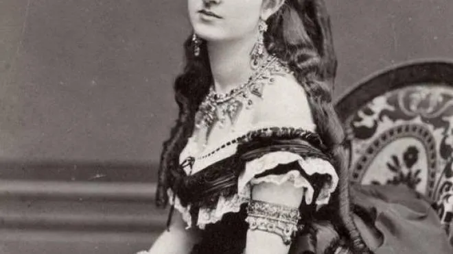 Margherita di Savoia (1851-1926), moglie di Umberto I, ucciso. il 29 luglio 1900