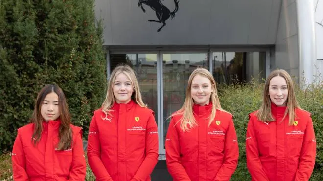 Le quattro ragazze promosse dopo i primi test in Francia a Le Castellet
