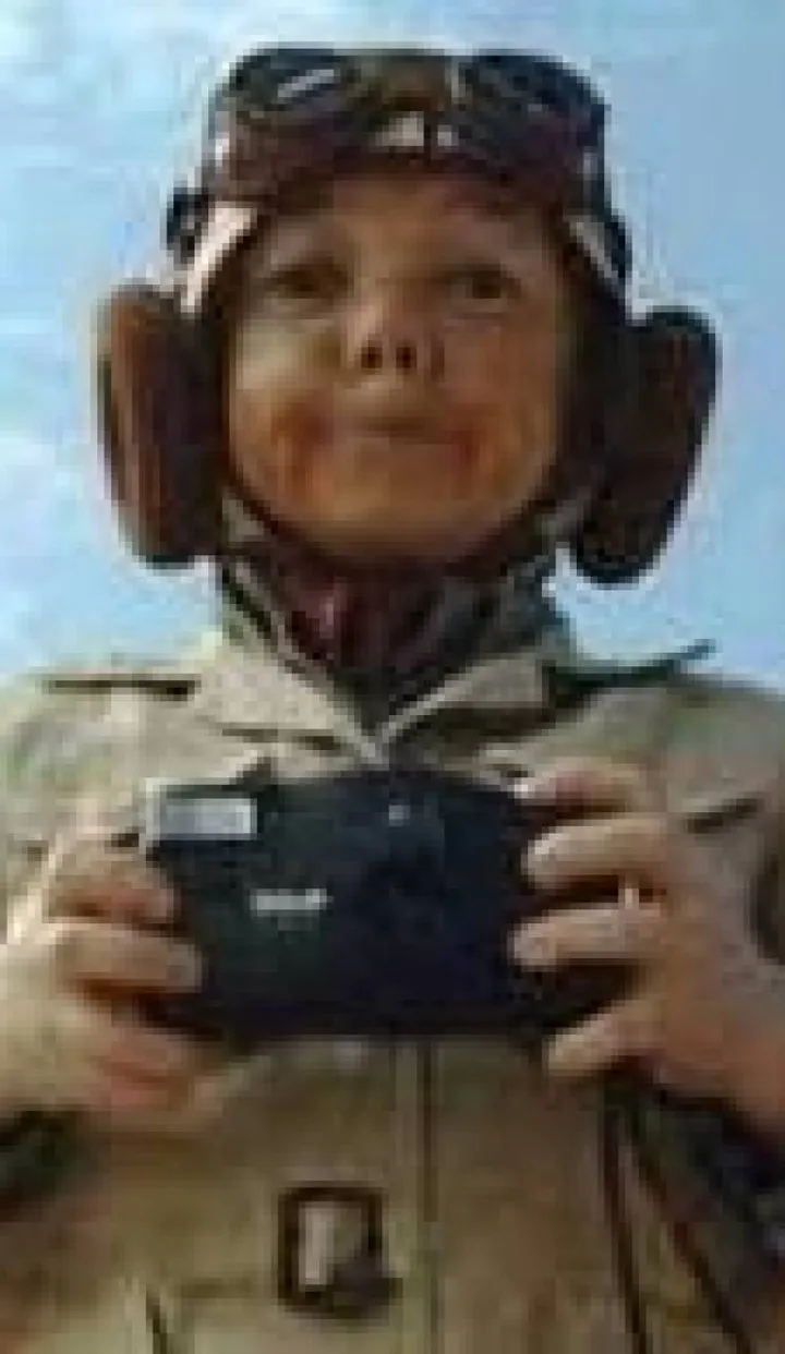 Il piccolo Davide Marotta nelle vesti di Ciribiribì Kodak nello spot anni ’80