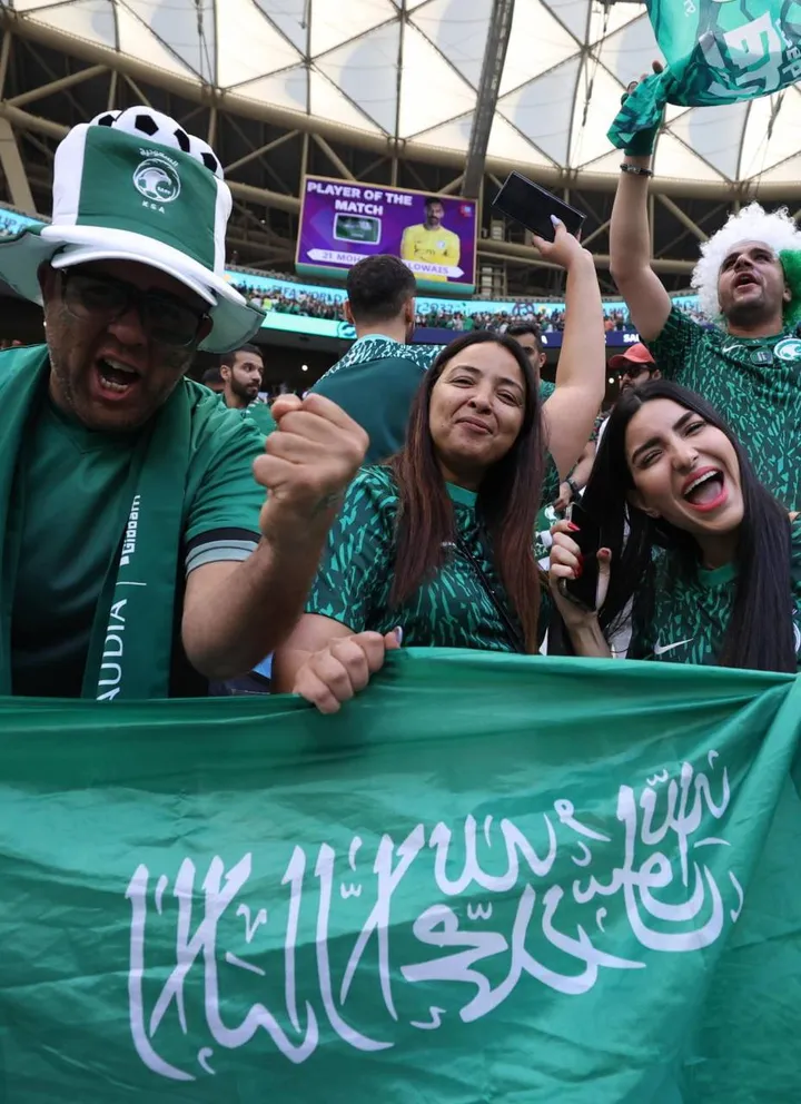 La gioia dei tifosi dei «Figli del deserto» per la vittoria: oggi in Arabia Saudita è festa nazionale