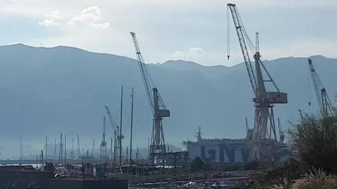 I cantieri navali di Palermo, in una foto d'archivio.
ANSA