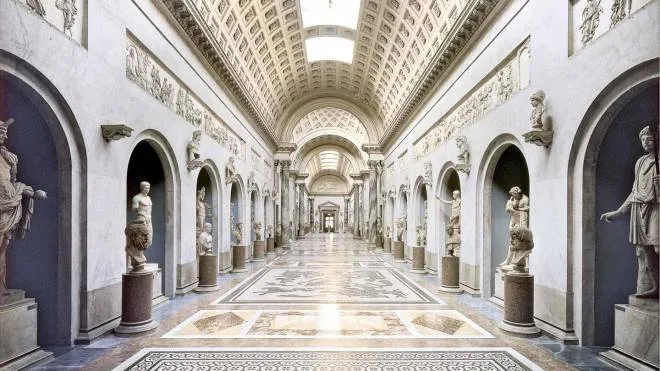 Eastern side of New Wing after restoring, Vatican Museums. Vatican City, 19 December 2016. ANSA/UFFICIO STAMPA MUSEI VATICANI

+++ ANSA PROVIDES ACCESS TO THIS HANDOUT PHOTO TO BE USED SOLELY TO ILLUSTRATE NEWS REPORTING OR COMMENTARY ON THE FACTS OR EVENTS DEPICTED IN THIS IMAGE; NO ARCHIVING; NO LICENSING +++