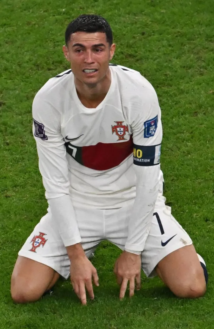 Cristiano Ronaldo è uscito in lacrime