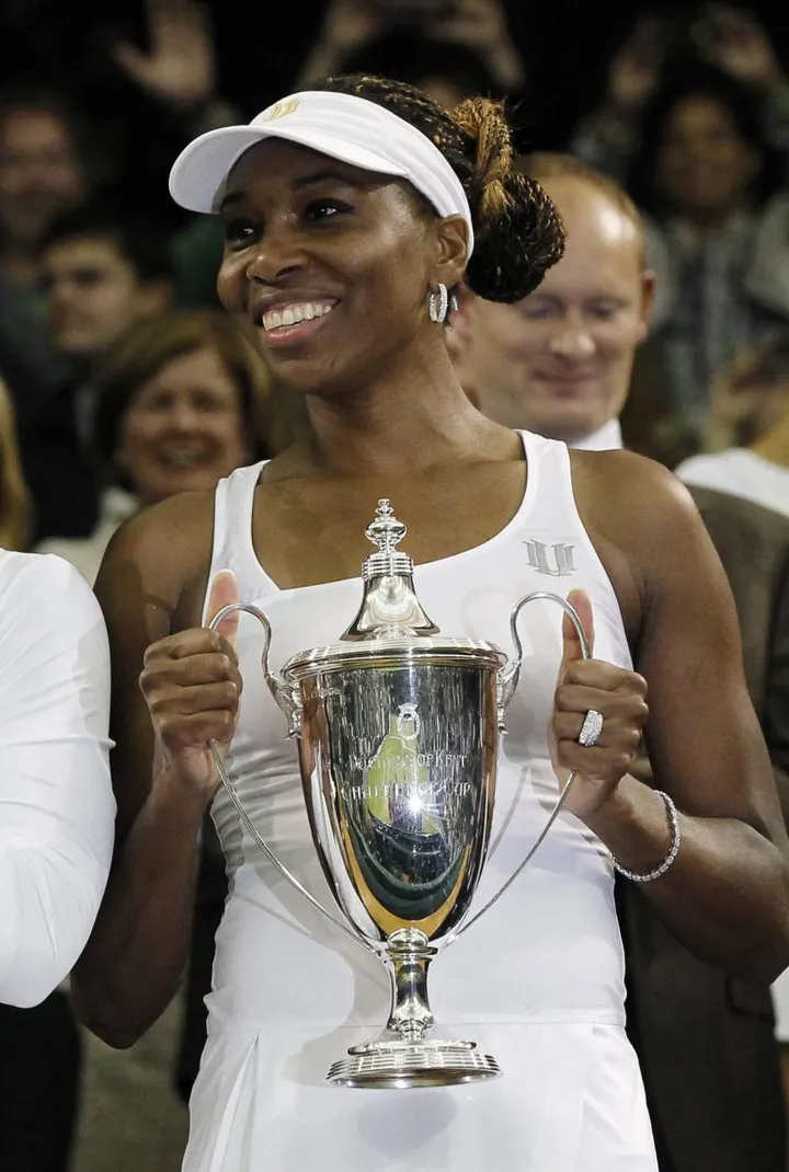 Venus Williams, 42 anni, ha vinto sette titoli dello Slam in singolare