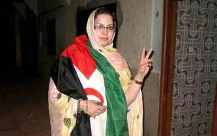 L’attivista del Saharawi, Sultana Khaya. Il Marocco avrebbe ostacolato la sua corsa al Premio Sacharov