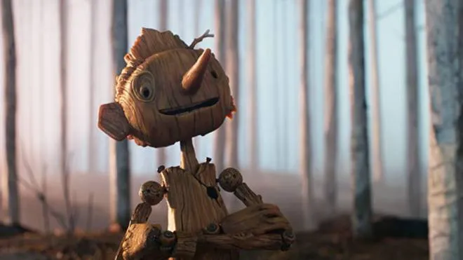 Scena dal film 'Pinocchio di Guillermo del Toro' - Foto: Netflix