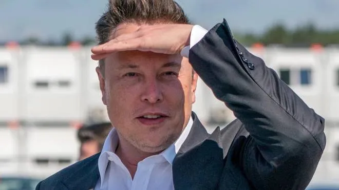 Un primo piano di Elon Musk