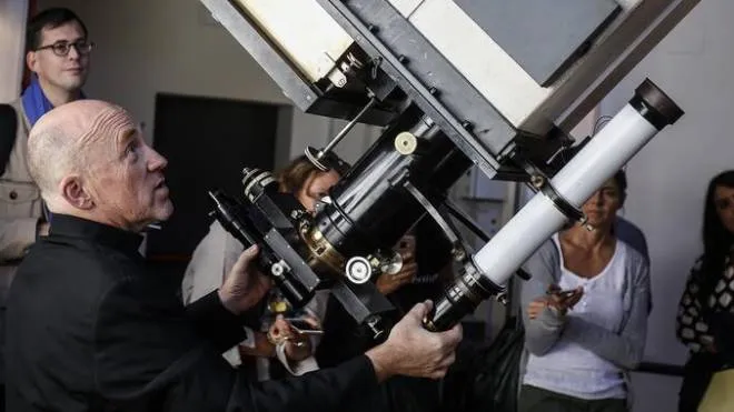 Father Gabriele Gionti, Astronomer of Vatican Astronomical Observatory, 'Specola Vaticana' in Castel Gandolfo near Rome, on 28 sptember 2018. The Vatican Observatory is a scientific research institute of the Holy See subject to the Governorate of Vatican City State.The Observatory is one of the oldest astronomical institutes in the world, has its headquarters at the papal summer residence in Castel Gandolfo, Italy ANSA/FABIO FRUSTACI