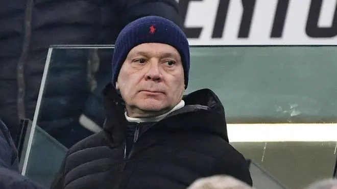 Juventus'   CEO Maurizio Scanavino attends the Italian Serie A football match between Juventus and Atalanta at the Juventus Stadium in Turin, on January 22, 2023. (Photo by Isabella BONOTTO / AFP)