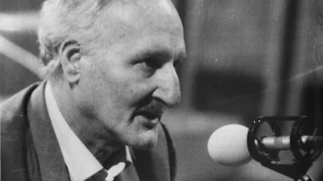 Massimo Sparti depone sui movimenti di Valerio Fioravanti nei giorni della strage di Bologna durante un'udienza il 30 settembre 1987. ANSA