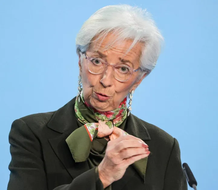 Christine Lagarde, 67 anni, presidente della Banca centrale europea