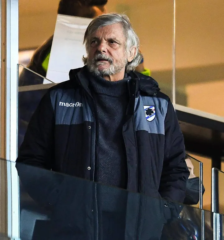 Massimo Ferrero, 71 anni, si è dimesso dalla presidenza della Sampdoria di cui peraltro è rimasto proprietario