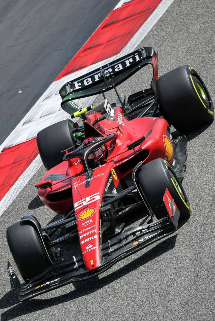 La Ferrari SF-23 di Carlos Sainz