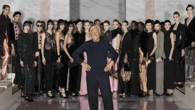 Giorgio Armani, 88 anni, re della Milano Fashion Week che si è appena conclusa