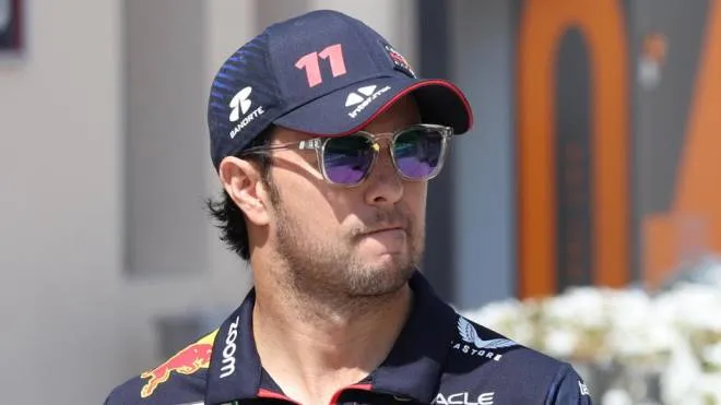 epa10500117 Mexican Formula One driver Sergio Perez of Red Bull Racing arrives to the paddock prior to the 1st practice session of the Formula One Grand Prix of Bahrain at the Bahrain International Circuit in Sakhir, Bahrain, 03 March 2023.  EPA/ALI HAIDER