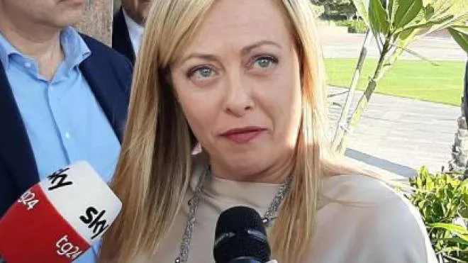 Giorgia Meloni, 46 anni, presidente del Consiglio