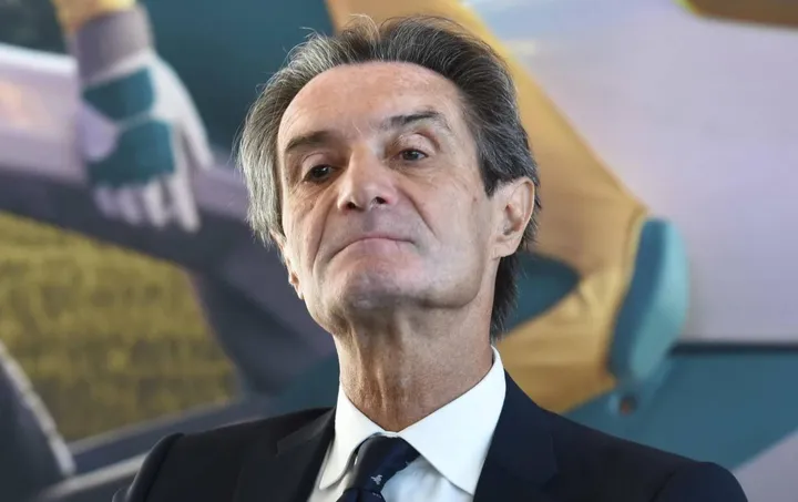 Il governatore della Lombardia, Attilio Fontana, 70 anni
